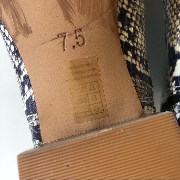 Madewell The Carina Snakeprint Chelsea Booties - Picture 15 of 16